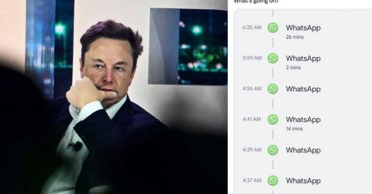 ഉറങ്ങുമ്പോഴും വാട്സാപ് പ്രവർത്തിക്കുന്നുവെന്ന് ട്വിറ്റർ എൻജിനീയർ, ആപ്പിനെ വിശ്വസിക്കാനാവില്ലെന്ന് മസ്ക്