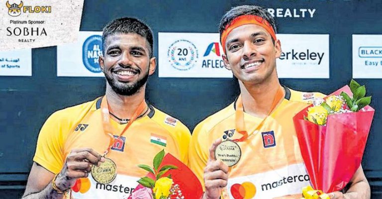 ഏഷ്യൻ ബാഡ്മിന്റൻ: സാത്വിക് – ചിരാഗ് ഷെട്ടി സഖ്യത്തിന് പുരുഷ ഡബിൾസ് കിരീടം