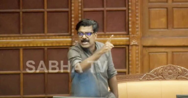 ‘ഒരു കുടുംബം‘ നടത്തുന്ന കൊള്ളയ്ക്ക് പാർട്ടി കാവൽ നിൽക്കുന്നു; മാസപ്പടി വിവാദം വീണ്ടും സഭയിൽ ഉന്നയിച്ച് മാത്യു കുഴൽനാടൻ