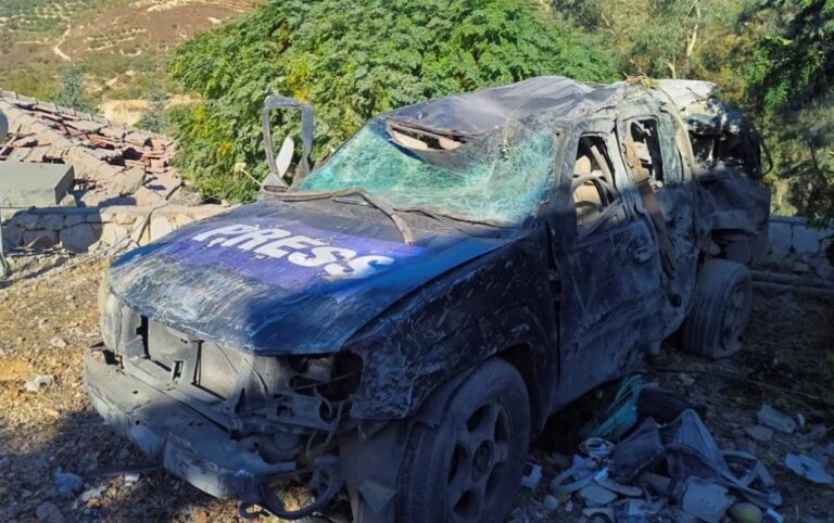 ഇസ്രയേല്‍ ആക്രമണം:ലബനനില്‍ 3 മാധ്യമപ്രവര്‍ത്തകര്‍ കൊല്ലപ്പെട്ടു