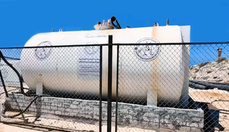 ഗാസയില്‍ യുഎഇുടെ കുടിവെള്ള വിതരണ പദ്ധതി ഉദ്ഘാടനം ചെയ്തു