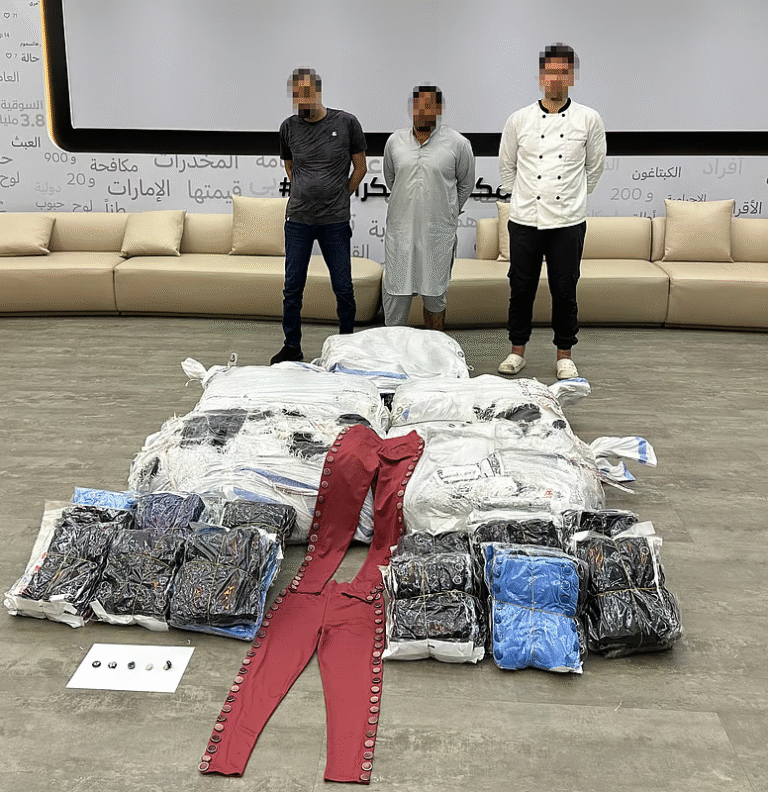 ദുബൈയില്‍ മൂന്നംഗ ലഹരിമരുന്ന് കടത്ത് സംഘം പിടിയില്‍